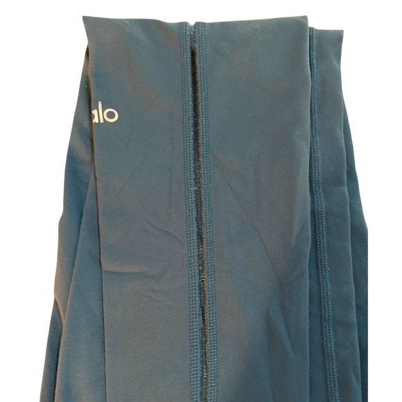 ALO Yoga High-Waist Dash Legging Teal Mesh Back Seam Full Length | Meduim - Picture 5 of 6